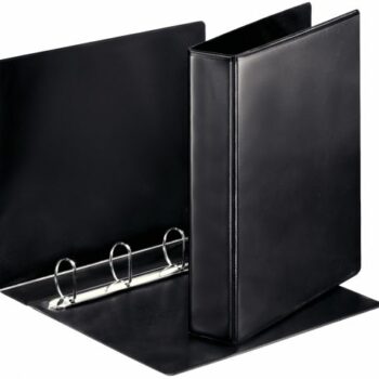 Esselte Presentation Binders 4 D Ring A4 40mm Black 49763 Pack 10 Fusion Office