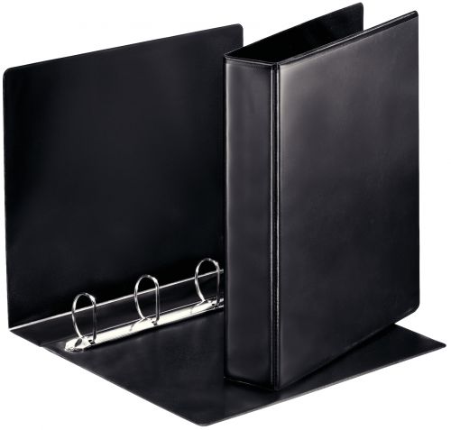 Esselte Presentation Binders 4 D Ring A4 40mm Black 49763 Pack 10 Fusion Office