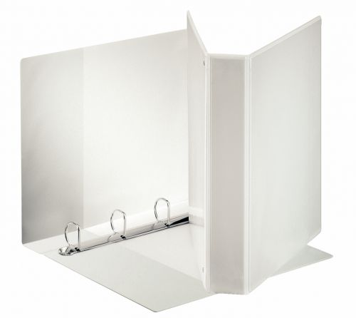 Esselte Presentation Binders 4 D Ring A4 40mm White 55295 Pack 10 Fusion Office