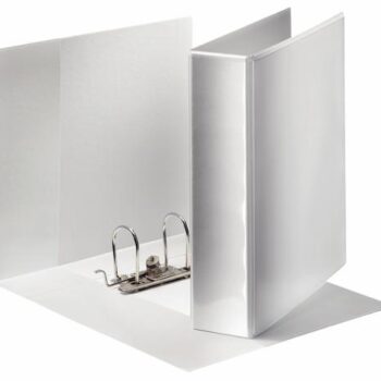 Esselte Presentation Lever Arch Files A4 75mm White 19175 Pack 20 Fusion Office