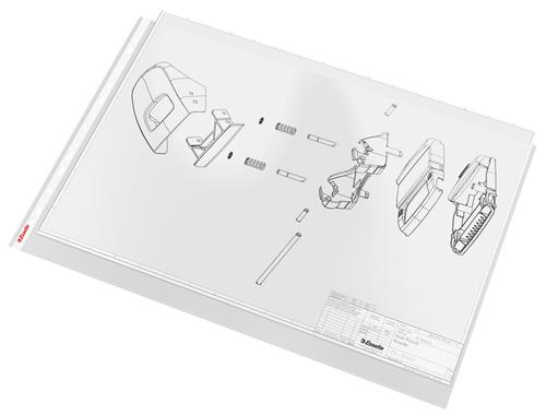 Esselte Punched Pockets A3 Landscape 75mic 47182 Pack 10 Fusion Office