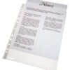 Esselte Punched Pockets A4 Clear 46mic 56133 Pack 100 Fusion Office