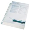Esselte Punched Pockets A4 Glass Clear 40mic 13089 Pack 100 Fusion Office