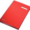 Esselte Signature Book 20 Compartments Red 621062 Fusion Office