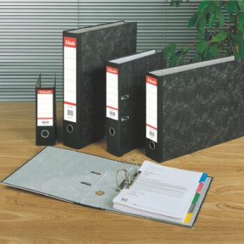 Esselte Standard Lever Arch Files A4 75mm Marbled 2202251 Pack 10 Fusion Office