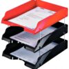 Esselte Transit Letter Tray Risers Set Of 4 15658 Pack 20 Fusion Office