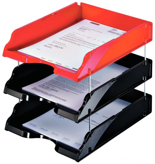 Esselte Transit Letter Tray Risers Set Of 4 15658 Pack 20 Fusion Office