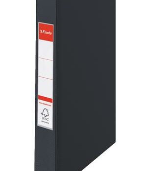 Esselte Vivida 4 Ring Binders A4 Black 14462 Pack 10 Fusion Office