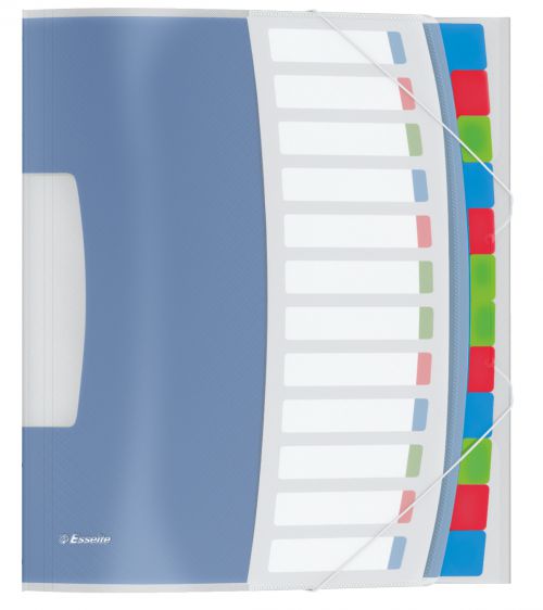 Esselte Vivida Divider Book 12part Multi Colour A4 624030 Fusion Office