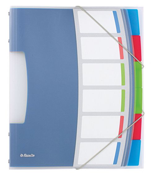 Esselte Vivida Divider Book 6part Multi Colour A4 624029 Fusion Office