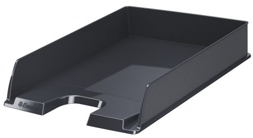 Esselte Vivida Europost Letter Trays Black 623605 Pack 10 Fusion Office