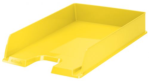 Esselte Vivida Europost Letter Trays Yellow 623925 Pack 10 Fusion Office