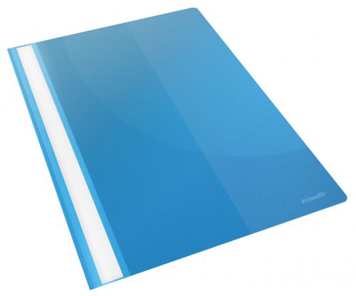 Esselte Vivida Plastic Conference Files Blue 28346 Pack 25 Fusion Office
