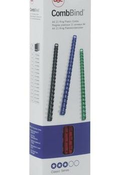 Gbc Combbind Combs A4 12mm Blue 4028237 Pack 100 Fusion Office