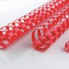 Gbc Combbind Combs A4 14mm Red 4028218 Pack 100 Fusion Office