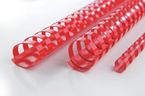 Gbc Combbind Combs A4 14mm Red 4028218 Pack 100 Fusion Office