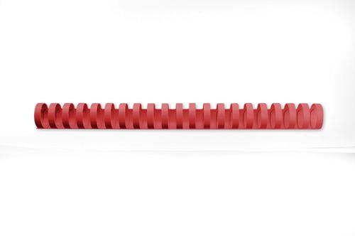 Gbc Combbind Combs A4 16mm Red 4028660 Pack 100 Fusion Office