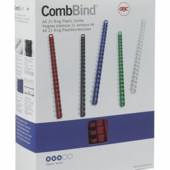 Gbc Combbind Combs A4 51mm White 4028207 Pack 50 Fusion Office