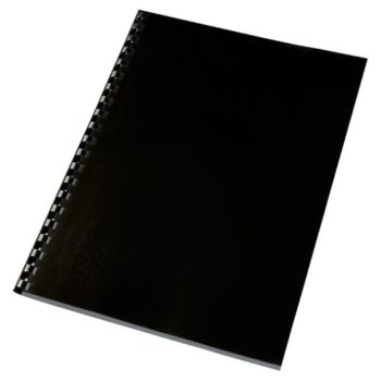 Gbc Higloss A4 Black Binding Covers 250gsm Ce020010 Pack 100 Fusion Office