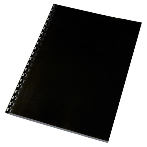 Gbc Higloss A4 Black Binding Covers 250gsm Ce020010 Pack 100 Fusion Office