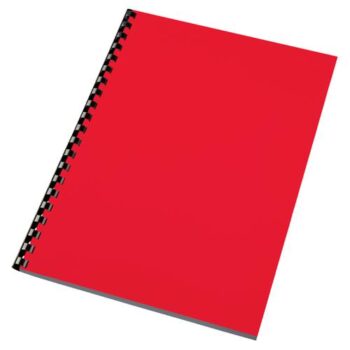 Gbc Higloss A4 Red Binding Covers 250gsm Ce020030 Pack 100 Fusion Office