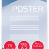 Gbc Laminating Pouches Matt A3 75mic 41660e Pack 100 Fusion Office