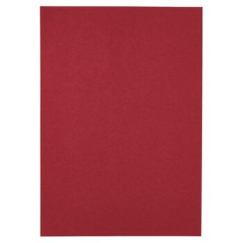Gbc Leathergrain A4 Binding Covers Red Cn040030 Pack 25 Fusion Office