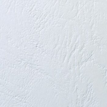 Gbc Leathergrain A5 Binding Covers White 4400015 Pack 100 Fusion Office