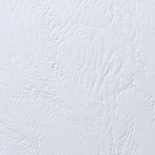 Gbc Leathergrain A5 Binding Covers White 4400015 Pack 100 Fusion Office