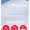 Gbc Peelnstick Laminating Pouches A3 75mic 3747526 Pack 25 Fusion Office