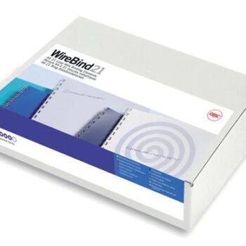 Gbc Wirebind 14mm White 21 Ring A4 Ib165481 Pack 100 Fusion Office