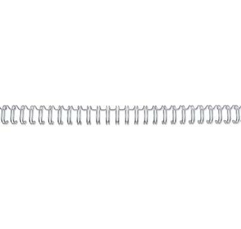 Gbc Wirebind 21 No10 A5 Silver Re911097 Pack 200 Fusion Office