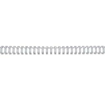 Gbc Wirebind 21 No12 A4 Silver Re911297 Pack 200 Fusion Office