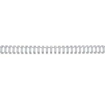 Gbc Wirebind 21 No14 A4 Silver Re911497 Pack 200 Fusion Office