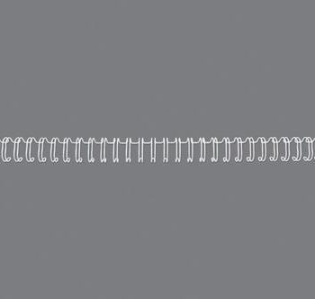 Gbc Wirebind 31 No5 A4 White Re810570 Pack250 Fusion Office