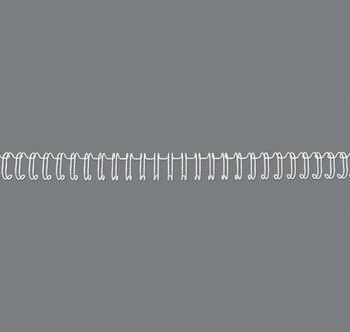 Gbc Wirebind 31 No6 A4 White Re810670 Pack250 Fusion Office