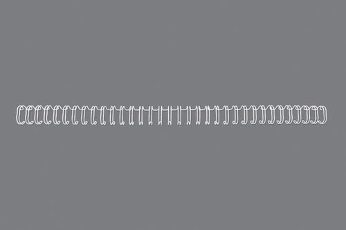 Gbc Wirebind 31 No6 A4 White Re810670 Pack250 Fusion Office