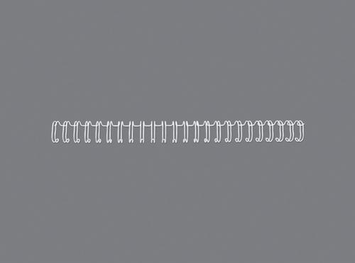 Gbc Wirebind 31 No6 A5 White Re510670 Pack250 Fusion Office