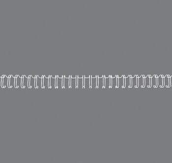 Gbc Wirebind 31 No7 A4 White Re810770 Pack250 Fusion Office