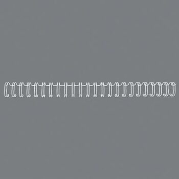 Gbc Wirebind 31 No7 A5 White Re510770 Pack250 Fusion Office