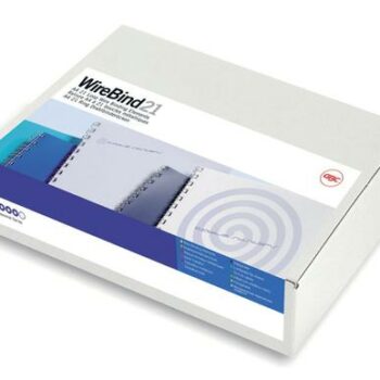 Gbc Wirebind 6mm Black 21 Ring A4 Ib165023 Pack 100 Fusion Office