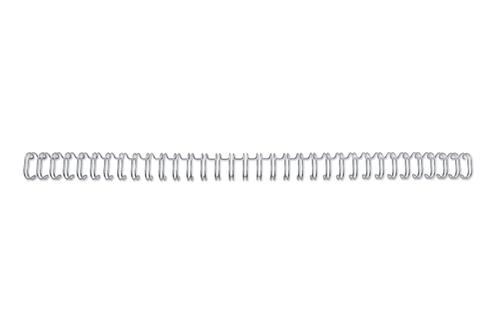 Gbc Wirebind Wires 11mm Silver 34 Loop Rg810797 Pack 100 Fusion Office