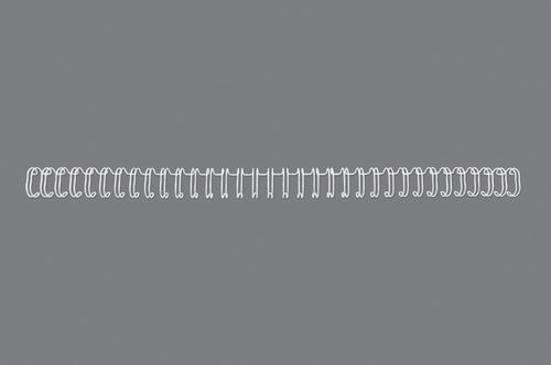 Gbc Wirebind Wires 125mm White 34 Loop Rg810870 Pack 100 Fusion Office