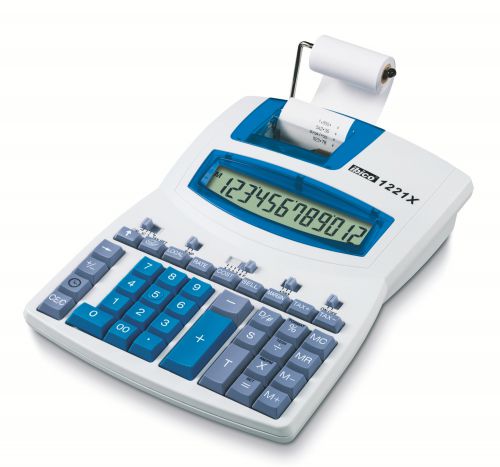 Ibico 1221x Print Calculator 12 Digit Ib410055 Fusion Office