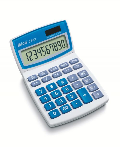 Ibico 210x Desktop Calculator 10 Digit Ib10079 Fusion Office