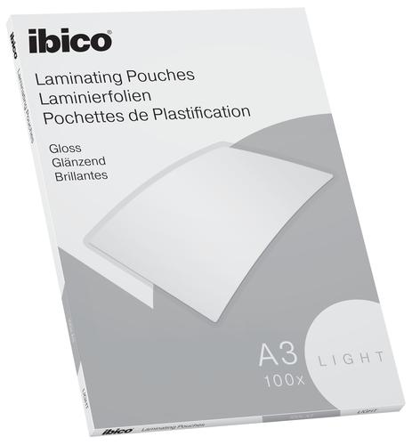 Ibico Basics Laminating Pouches A3 Light 627311 Pack 100 Fusion Office