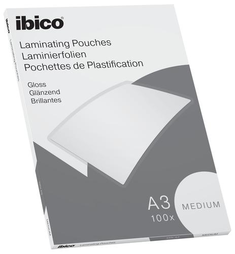 Ibico Basics Laminating Pouches A3 Medium 627312 Pack 100 Fusion Office