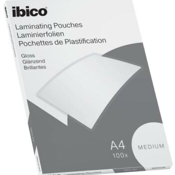 Ibico Basics Laminating Pouches A4 Medium 627309 Pack 100 Fusion Office