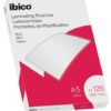 Ibico Matt A5 Laminating Pouches 250mic Clear 627322 Pack 100 Fusion Office