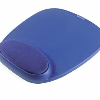Kensington Foam Mousepad With Integral Wrist Rest Blue 64271 Fusion Office